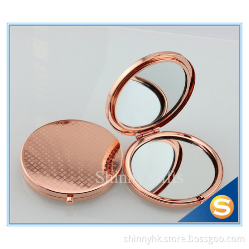 Rose Gold Design Promotional Gift Cosmetic Mirror Pocket Mirror Decorative Mirror